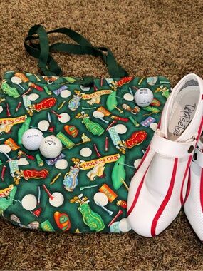 Timeless Treasures Golf Balls & Tees Tote bag